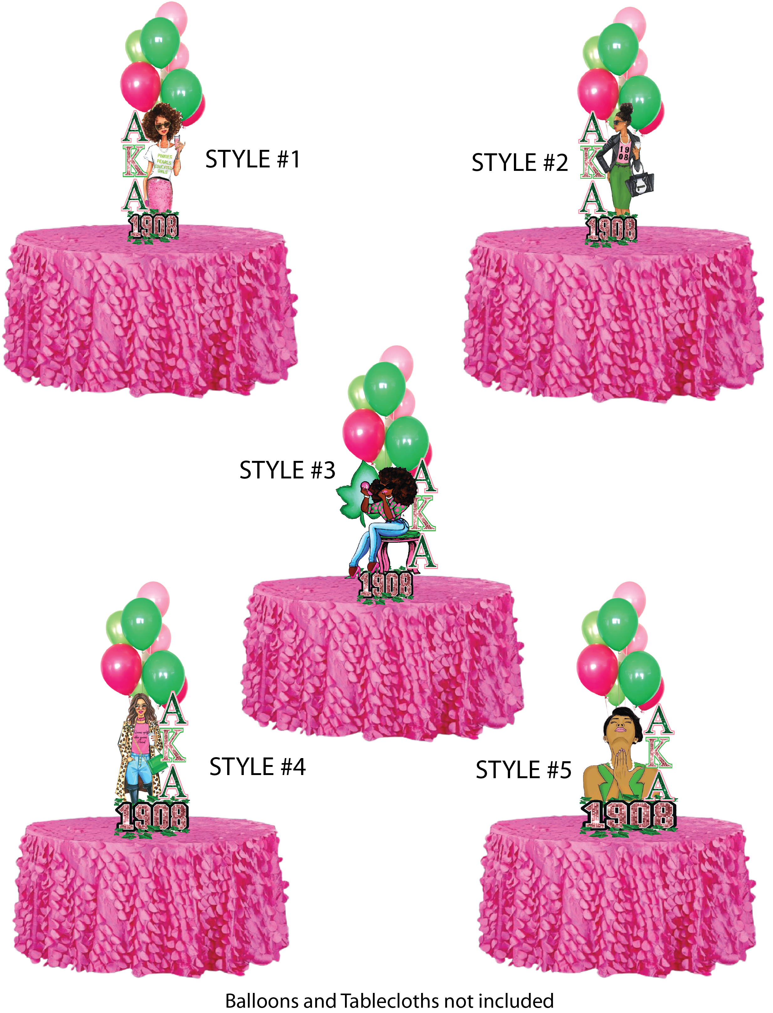 AKA Pretty Girl Prop Cutout