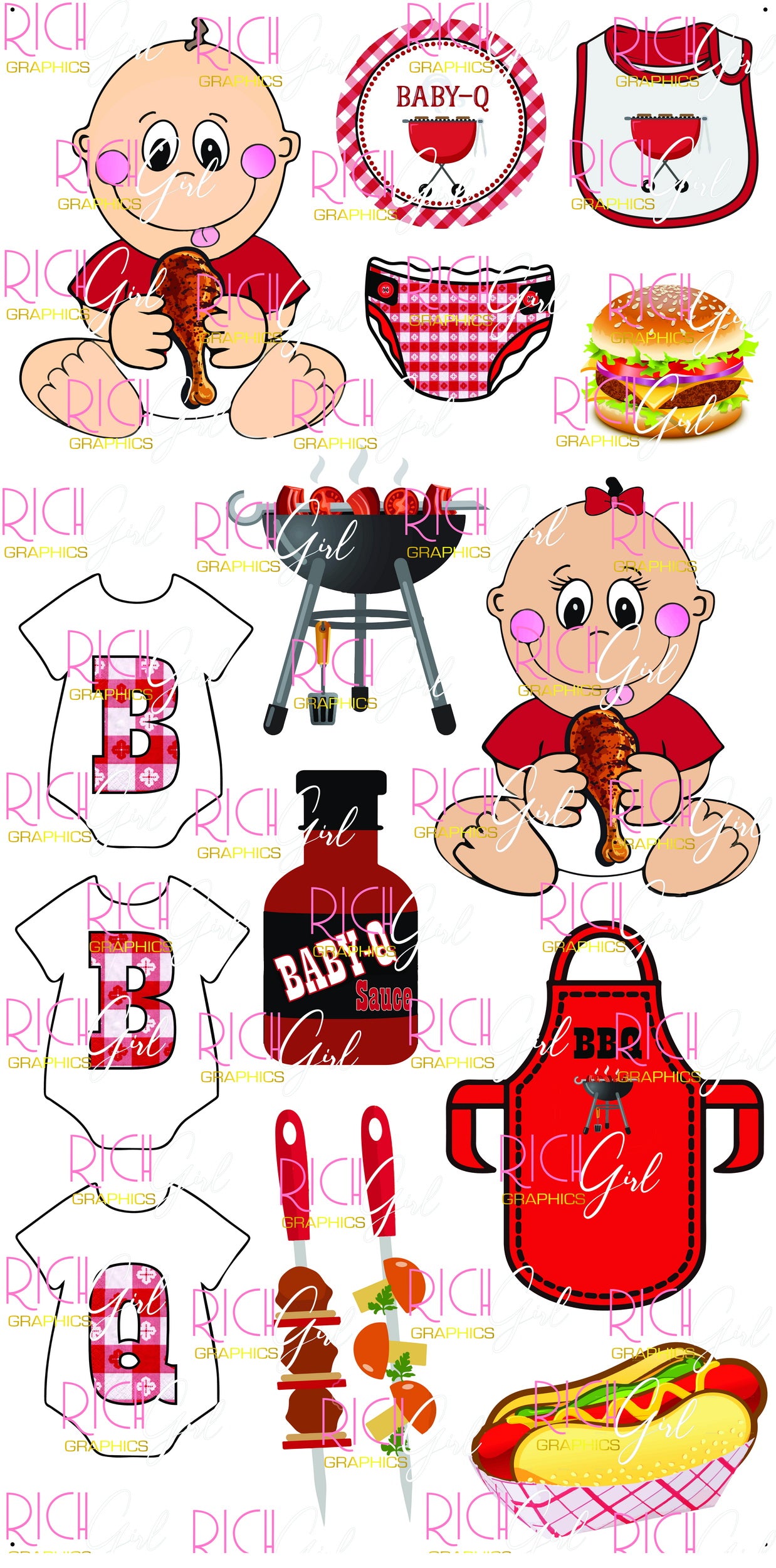 Baby Q Yard Card (Available in Dark and Light Skintones)