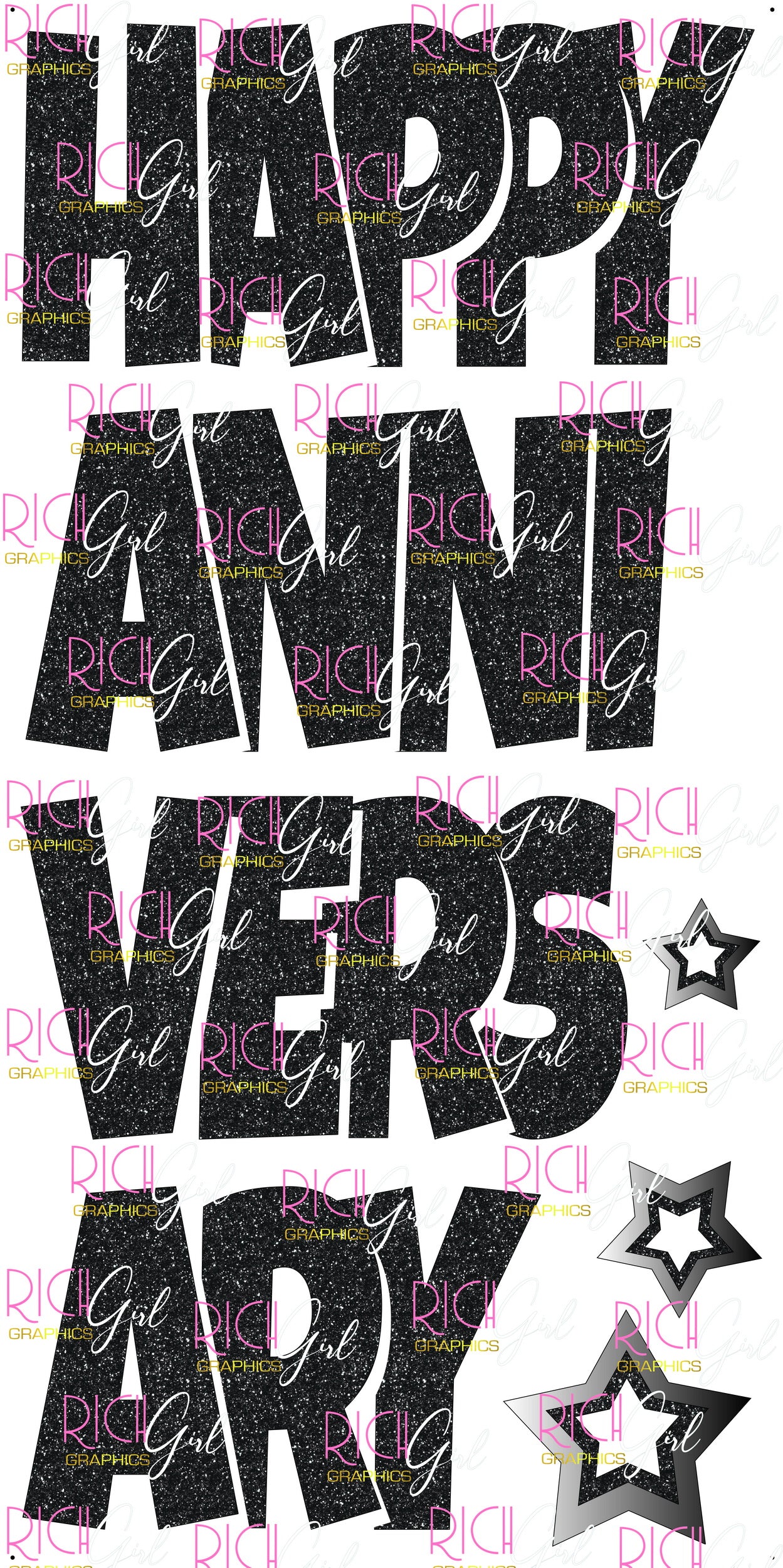 EZ-Set Happy Anniversary Yard Card