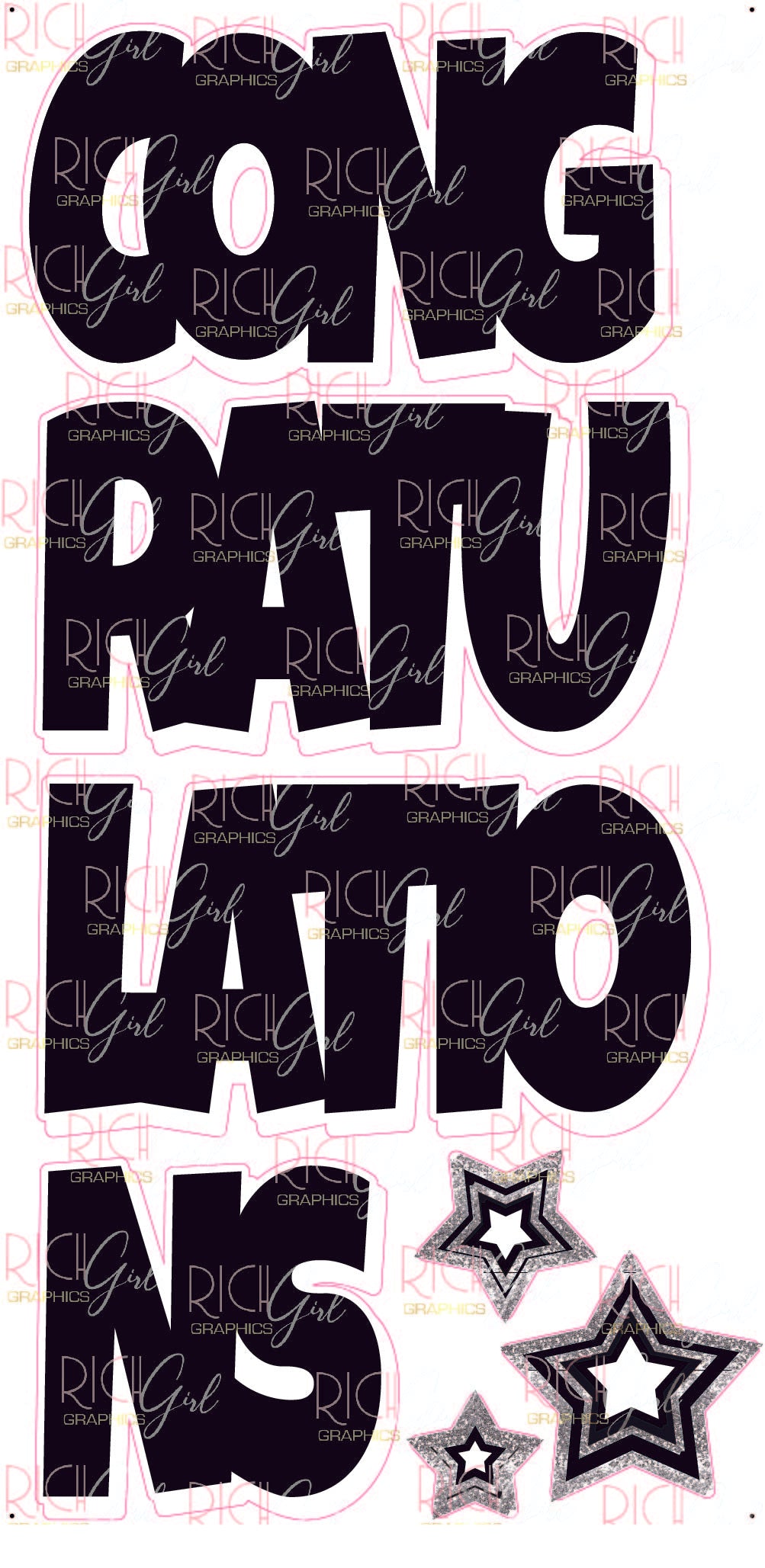 EZ-Set Congratulations Yard Card