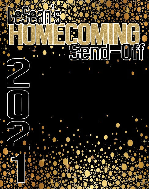 Homecoming Send-Off Backdrop - Available In Any Color Combination
