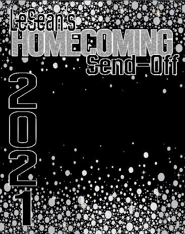 Homecoming Send-Off Backdrop - Available In Any Color Combination