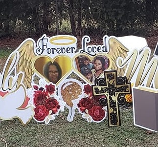 Custom Forever Loved Memorial Photo Flash (Available in Gold or Silver)