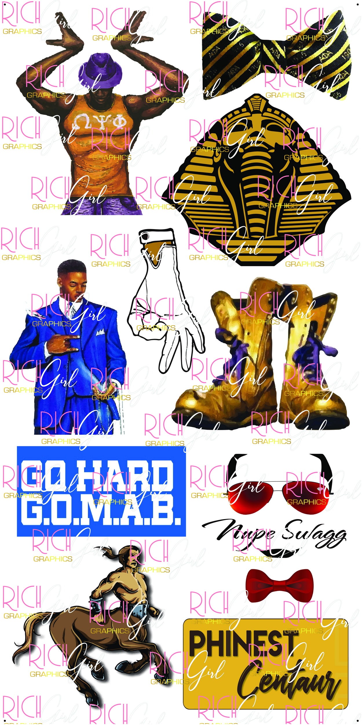 Divine Gentlemen Yard Card