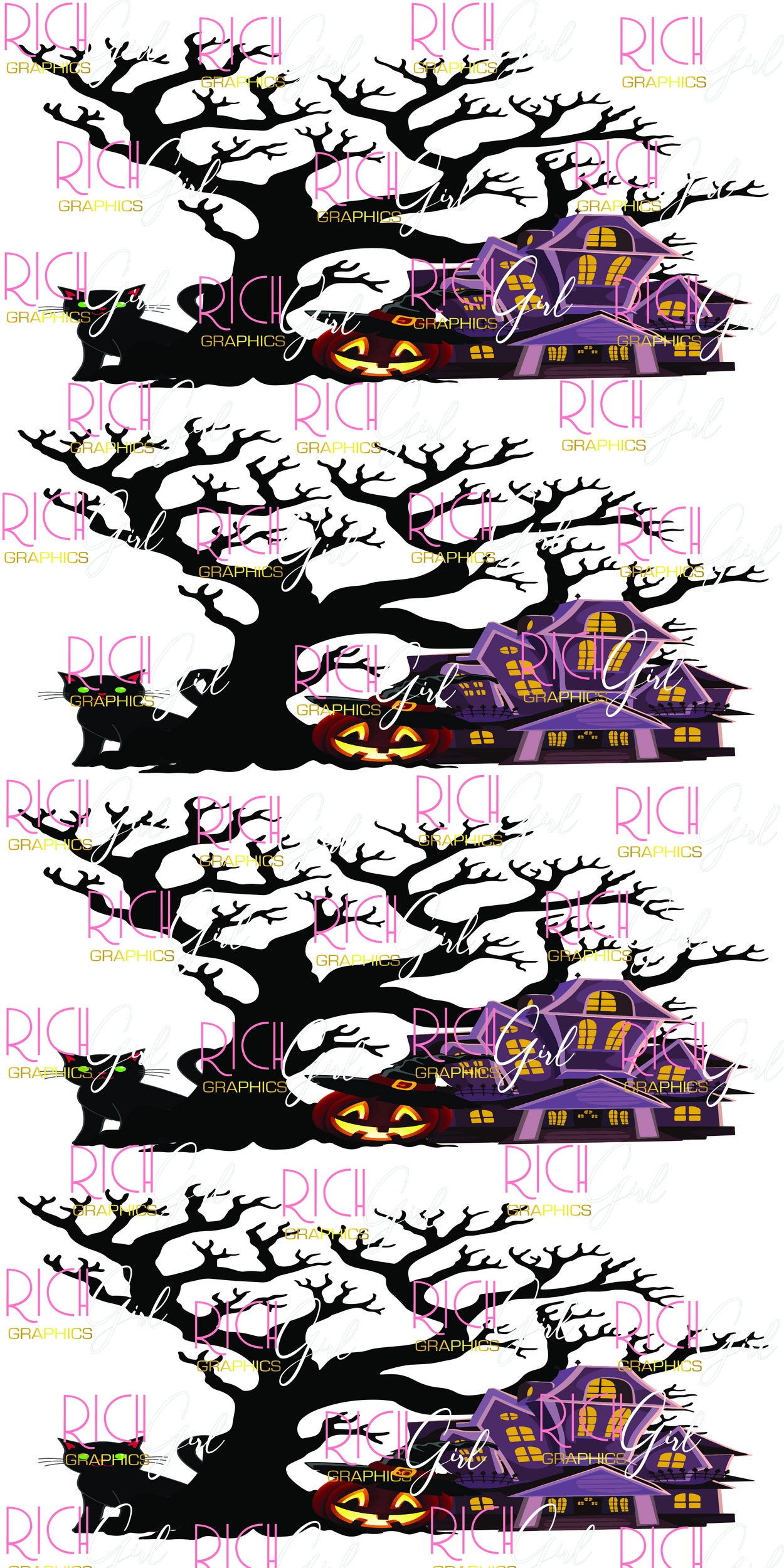 EZ-Set Haunted House Yard Card