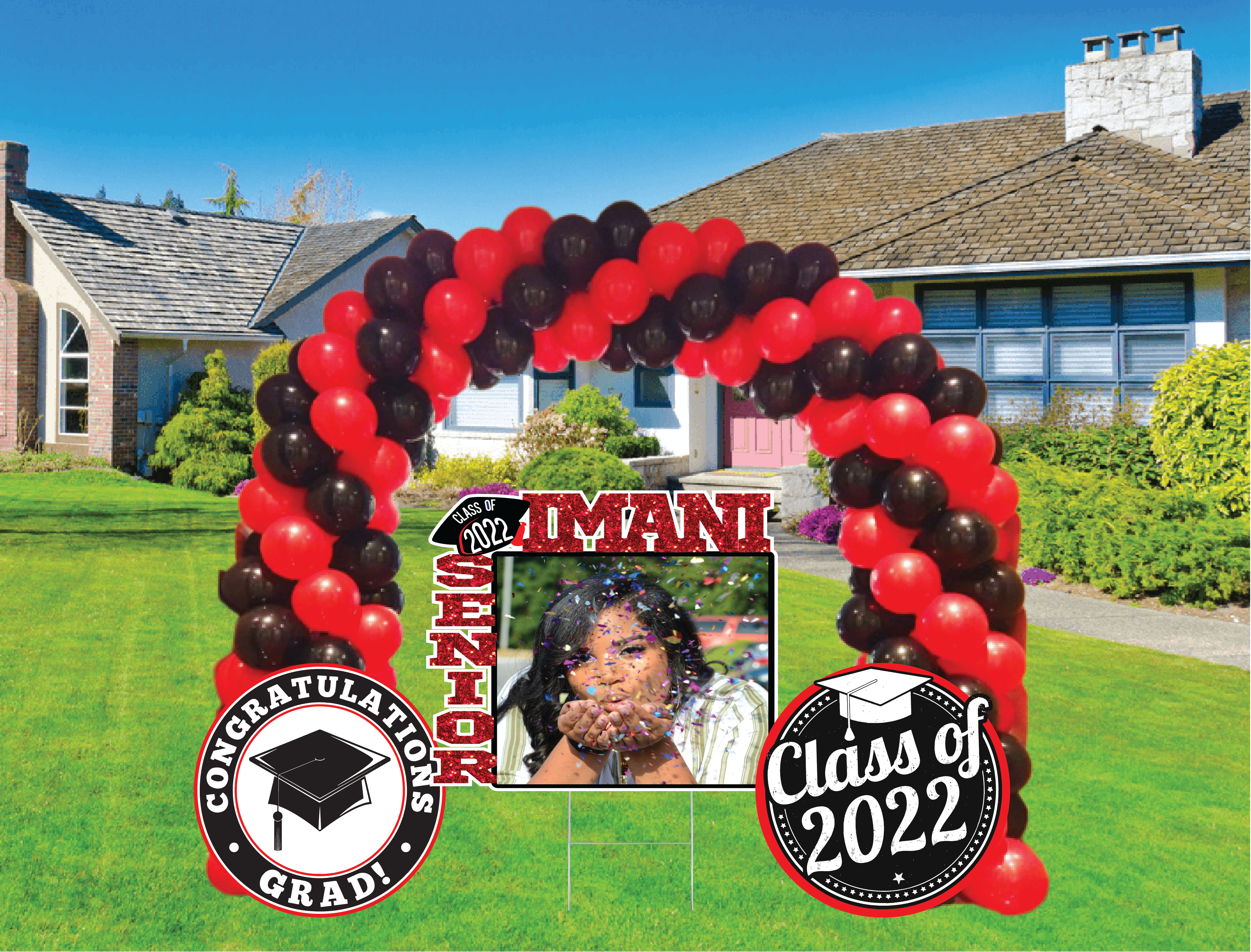 Graduation Name Frame Set