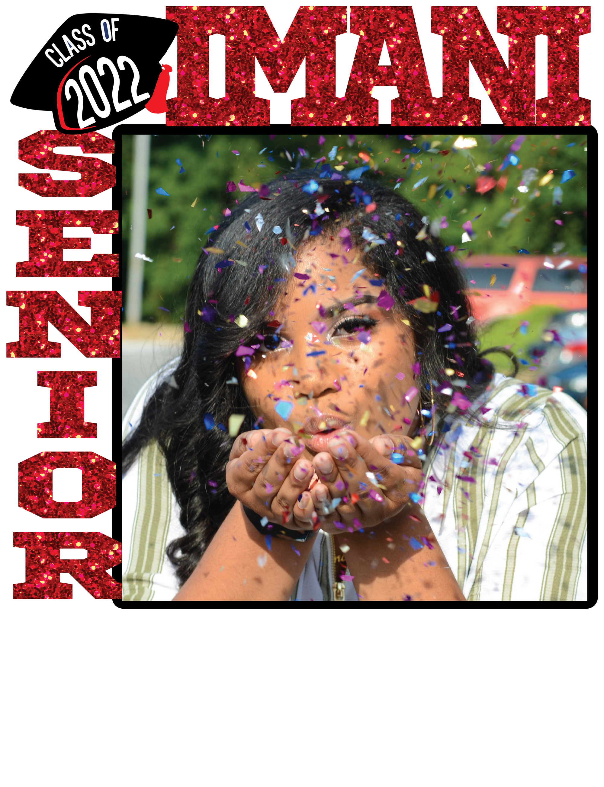 Graduation Name Frame Set