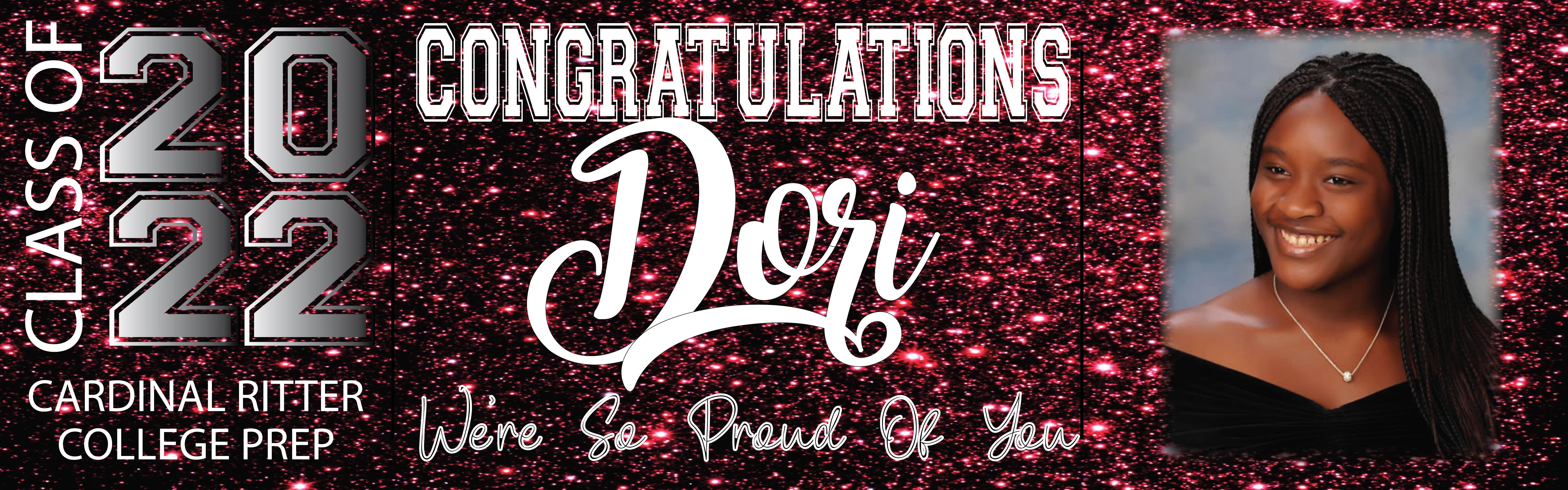 Custom Graduation Banner – Vinyl – Weather Resistant – Personalized