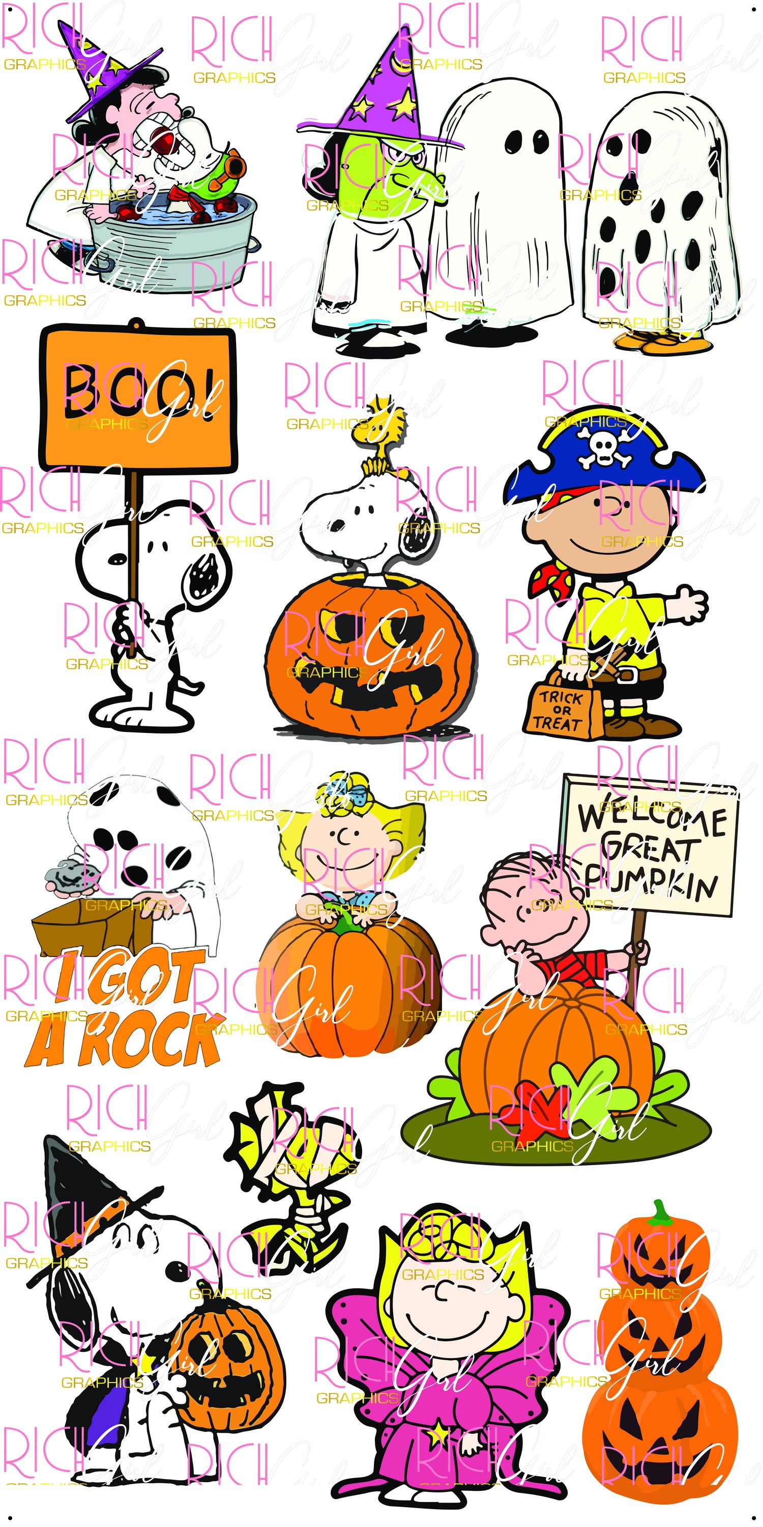 It's The Great Pumpkin Charlie Brown Yard Card