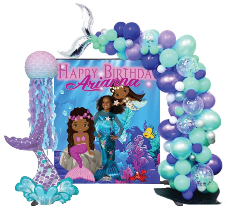 Our Little Mermaid Backdrop