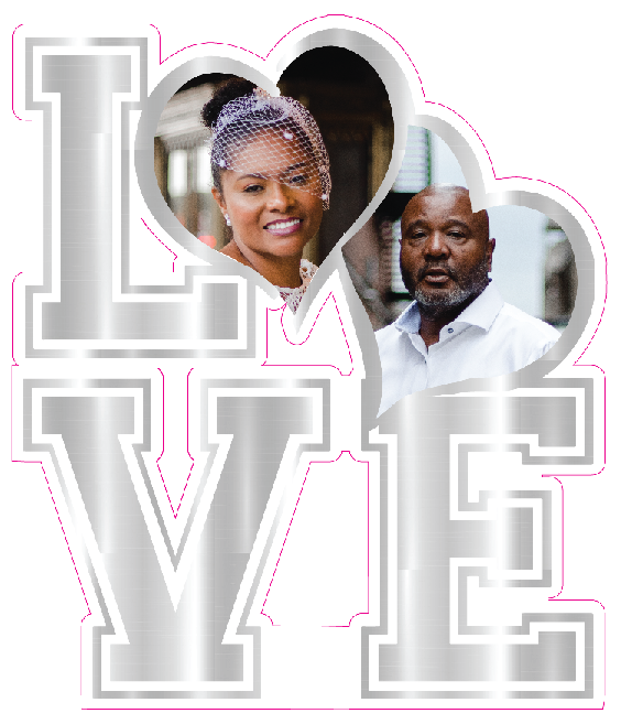 LOVE Custom Photo Yard Sign