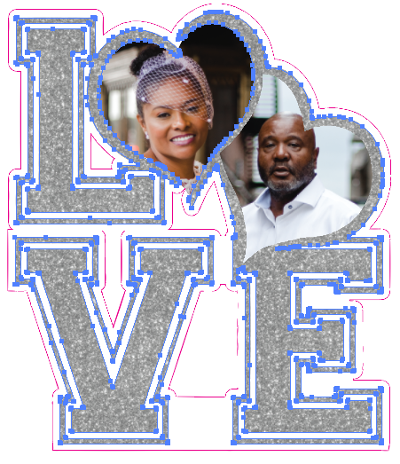 LOVE Custom Photo Yard Sign