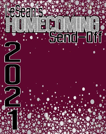 Homecoming Send-Off Backdrop - Available In Any Color Combination