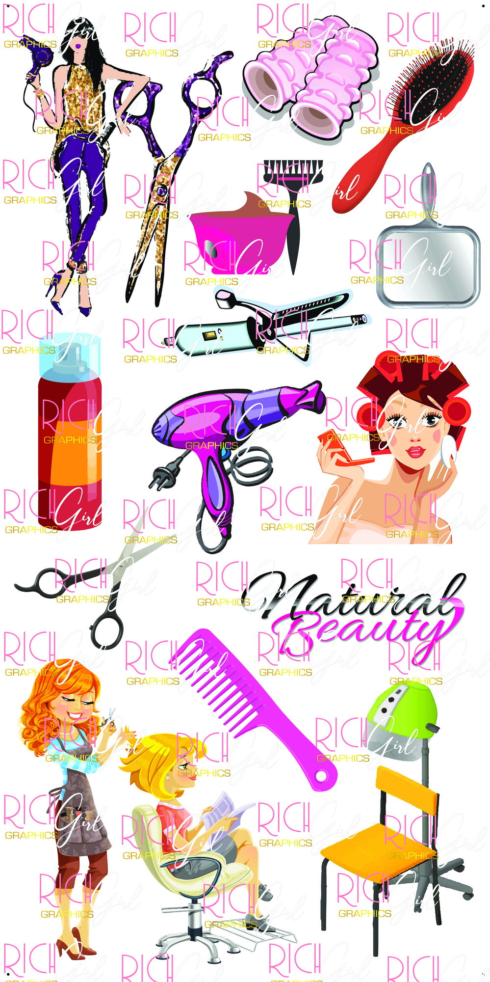 Natural Beauty Yard Card (Light & Dark Skintones)