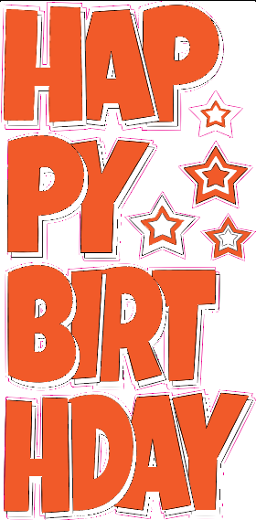 EZ-Set Happy Birthday 24 Inch LG Font Yard Card (any color or pattern available)