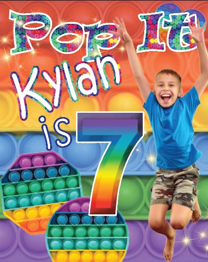 Fidget Bubble Pop Backdrop