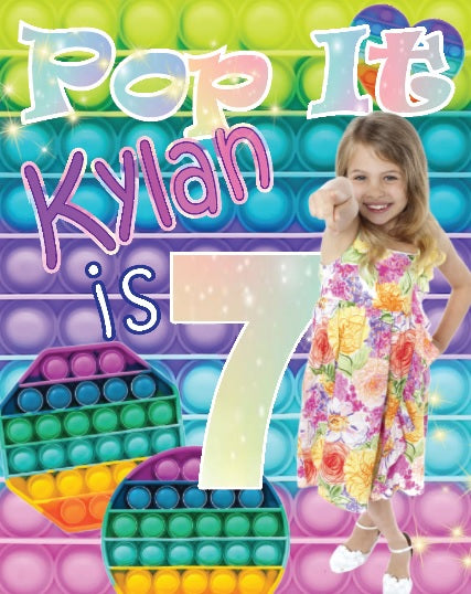 Fidget Bubble Pop Backdrop