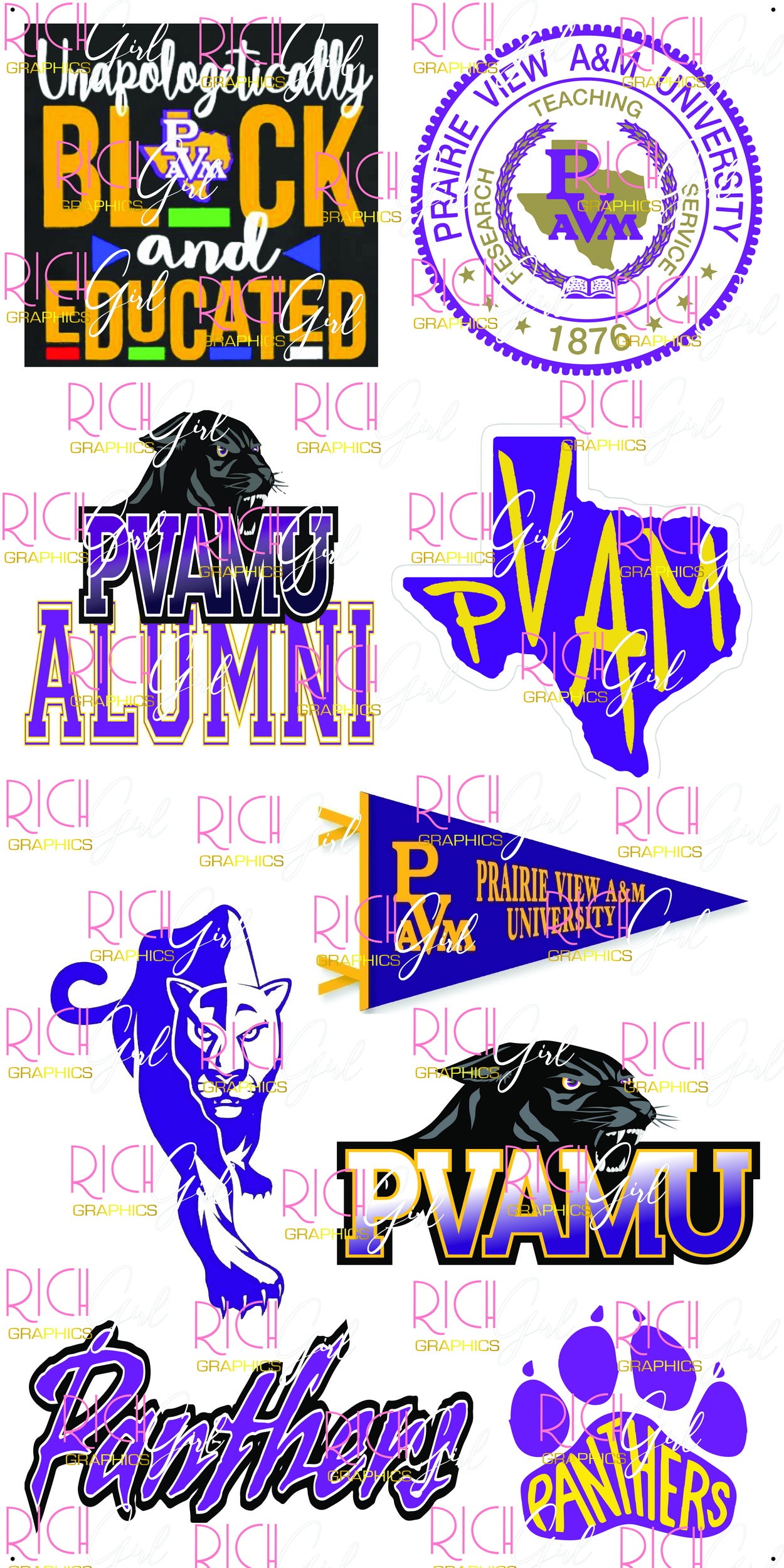 Prairie View College Yard Card