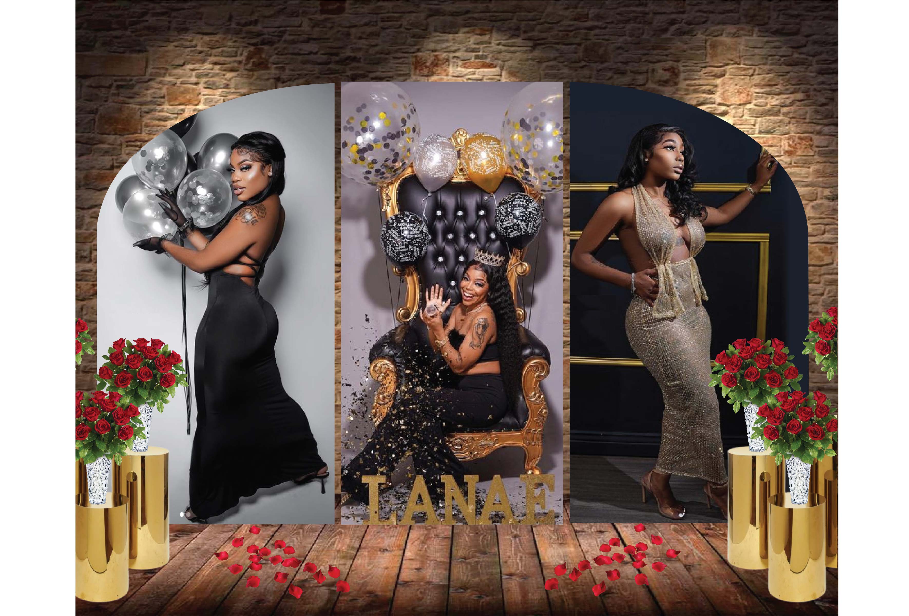 Print-Only Giant Chiara Photo Wall – For Pre-Designed Artwork