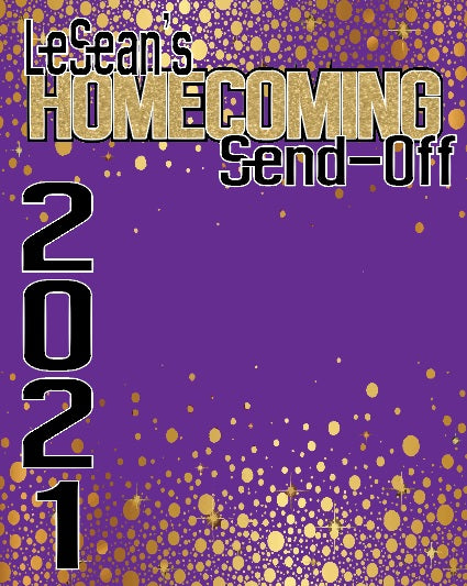Homecoming Send-Off Backdrop - Available In Any Color Combination