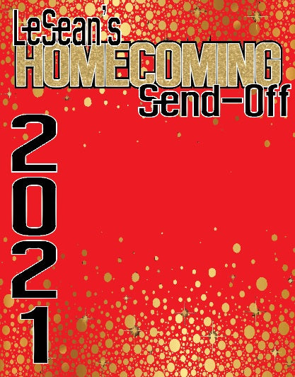Homecoming Send-Off Backdrop - Available In Any Color Combination