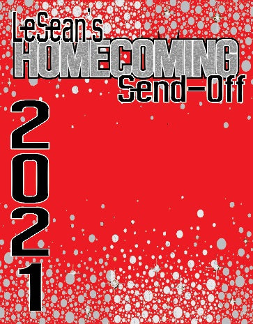 Homecoming Send-Off Backdrop - Available In Any Color Combination