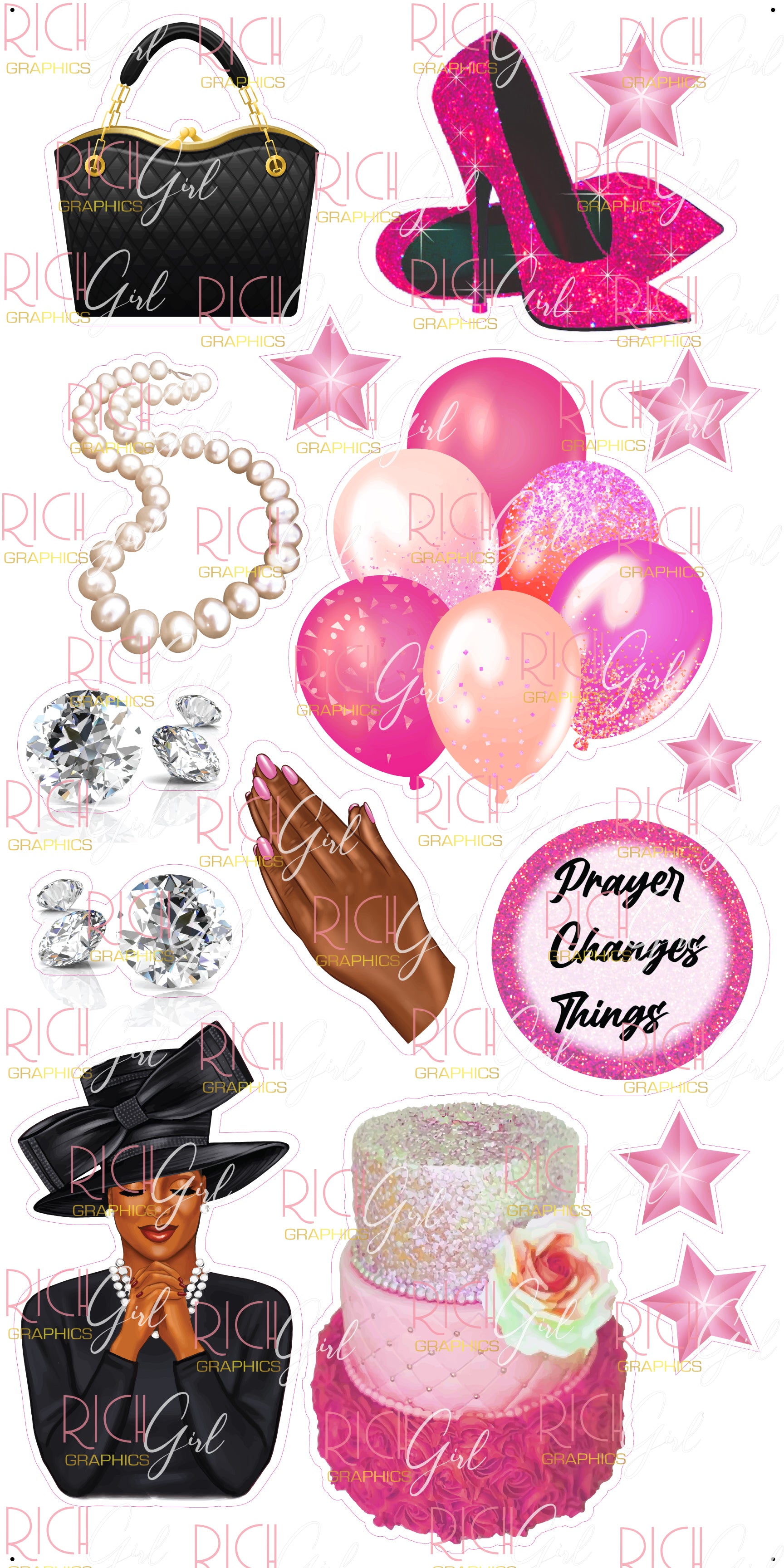 Religious Lady Yard Card