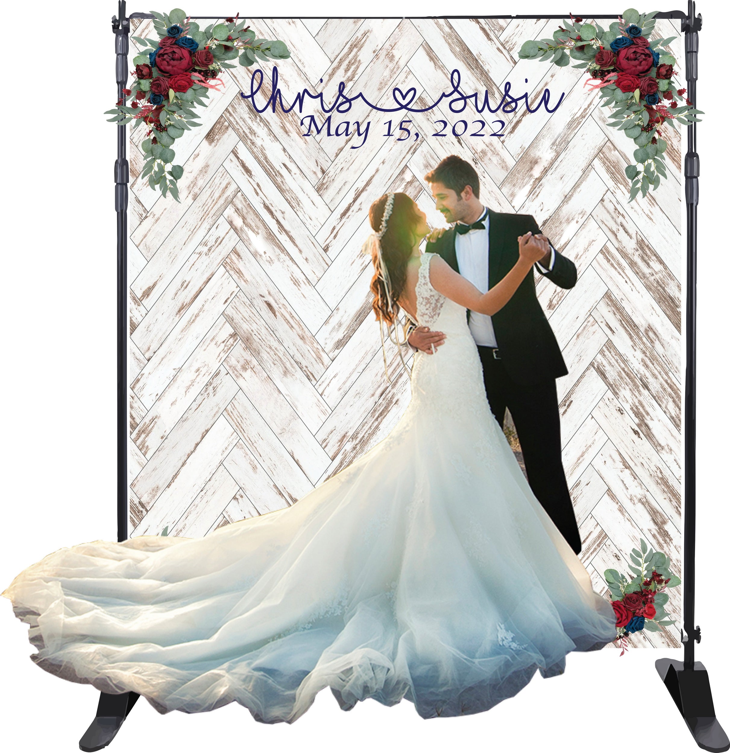 Rustic Flower Backdrop