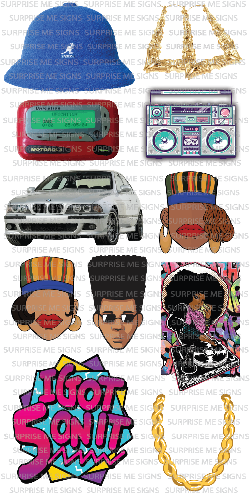 Salt N' Pepa Yard Card