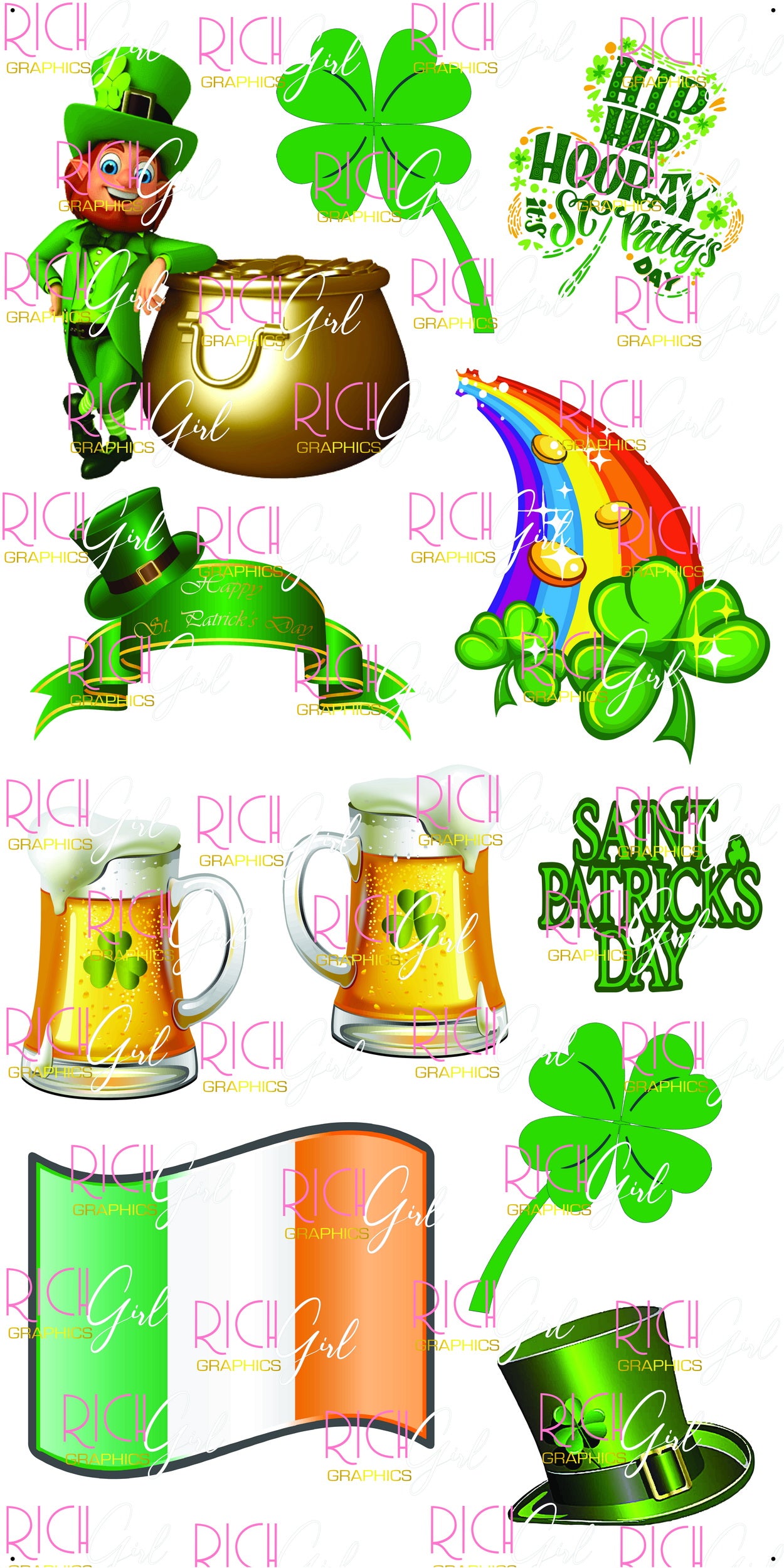 St. Patrick's Day Yard Card