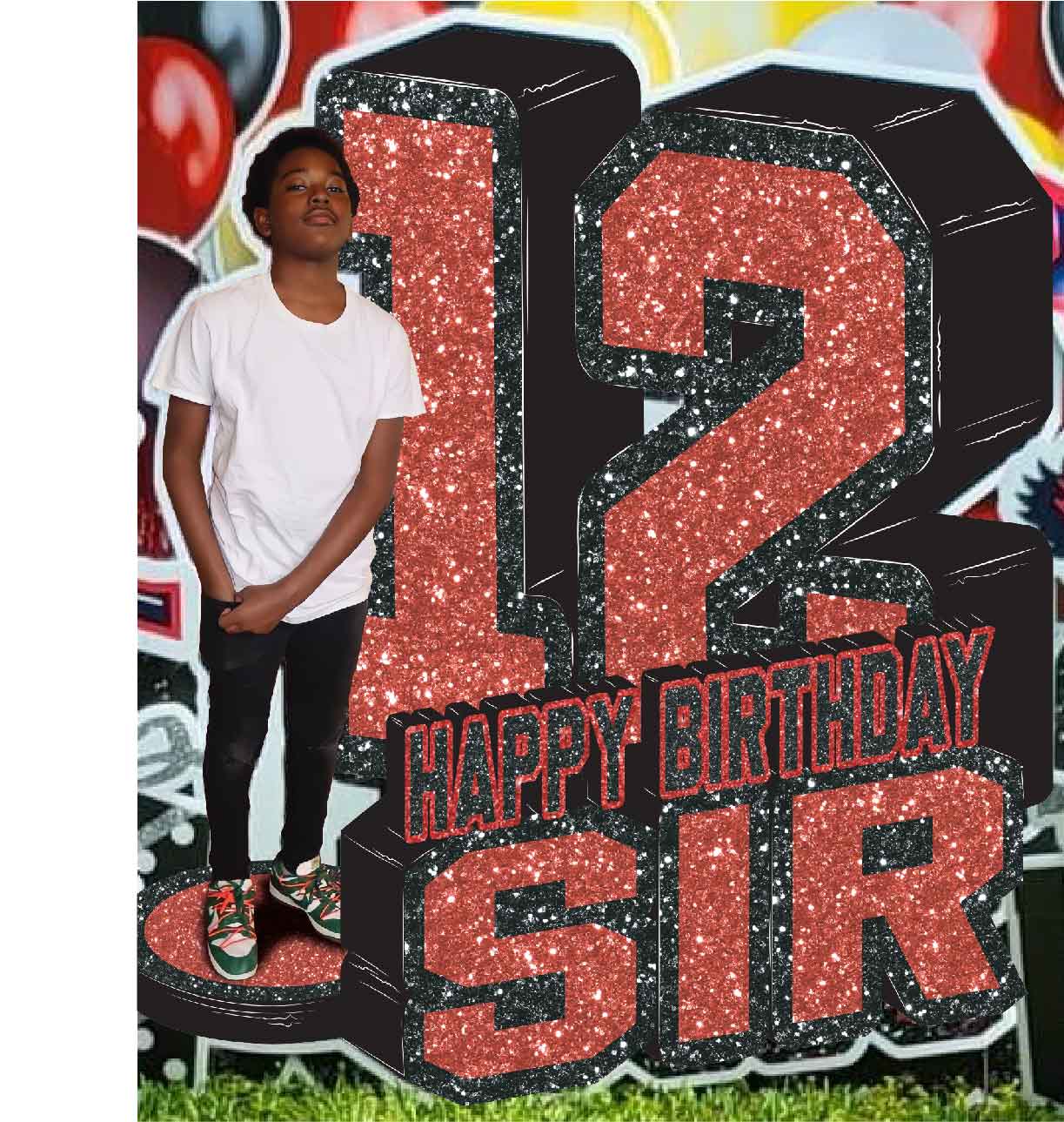 Giant Birthday Cutout Prop