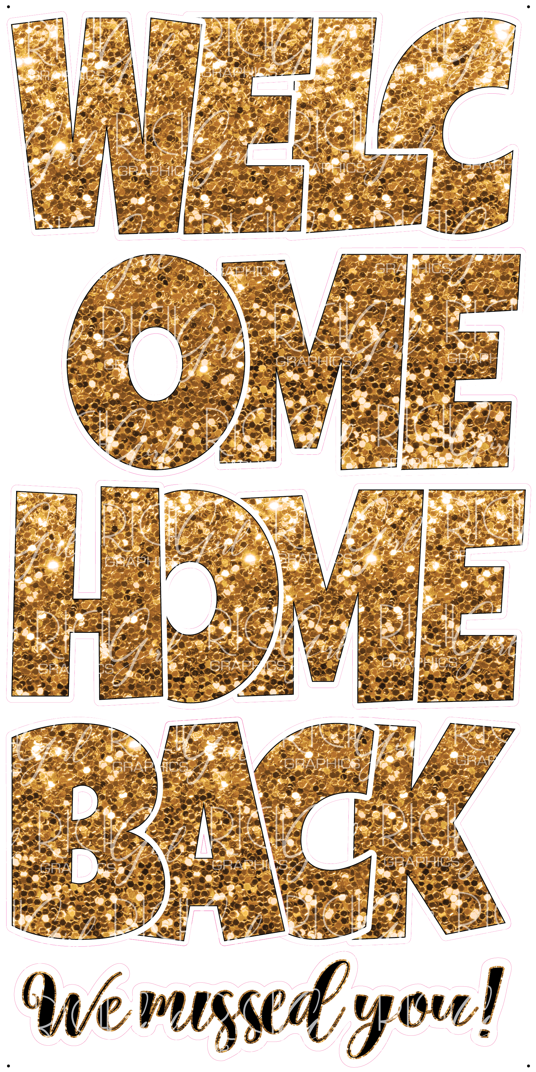 EZ Set - Welcome Home/Back Yard Card