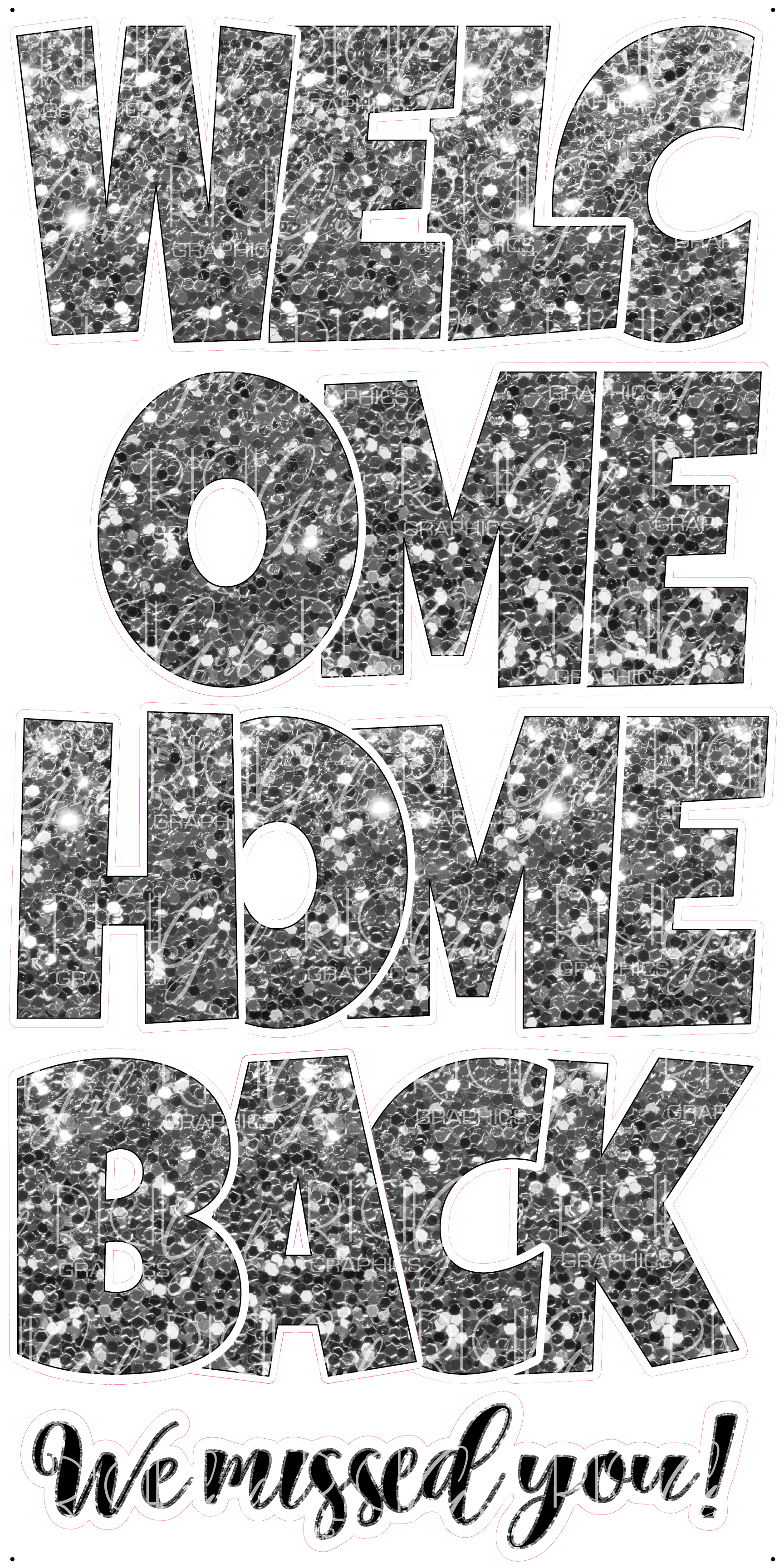 EZ Set - Welcome Home/Back Yard Card