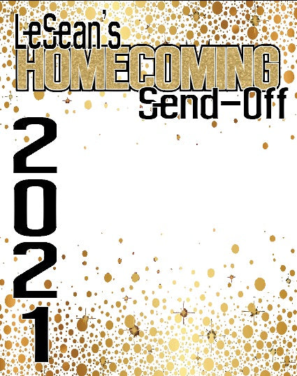 Homecoming Send-Off Backdrop - Available In Any Color Combination