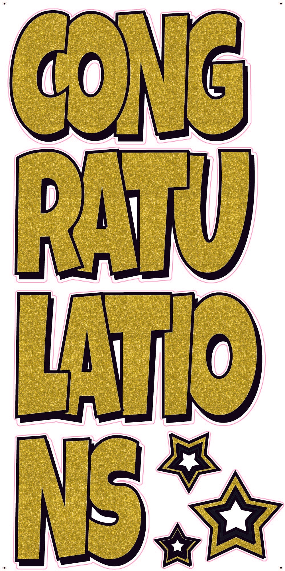 EZ-Set Congratulations Yard Card