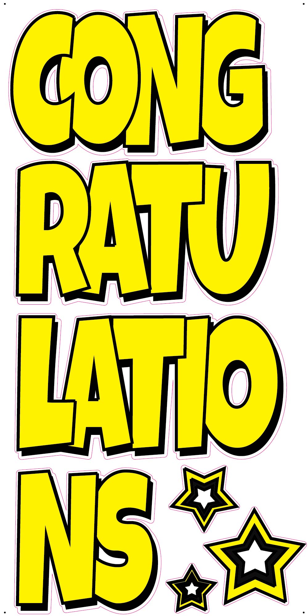 EZ-Set Congratulations Yard Card