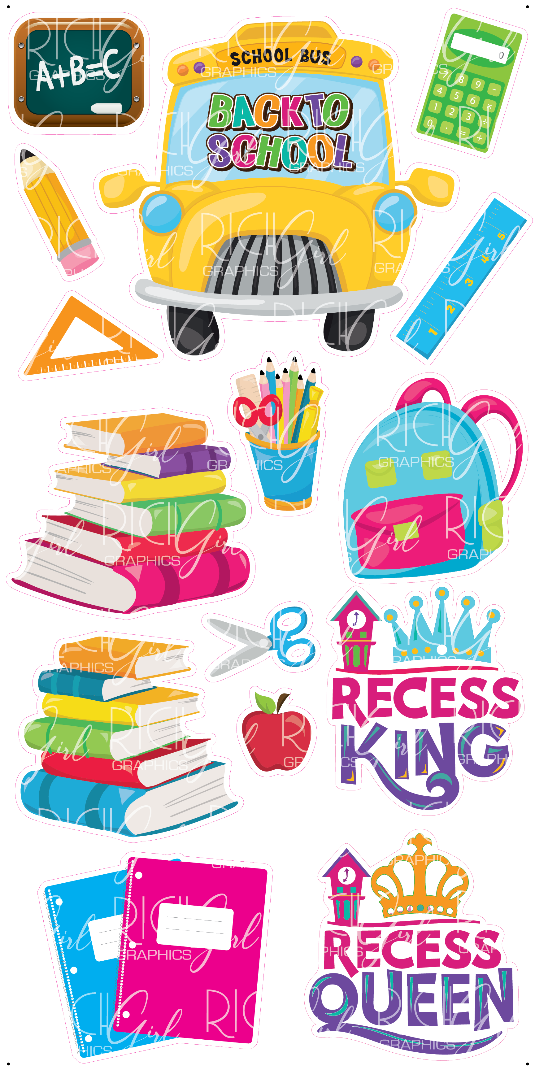 Back To School I Yard Card