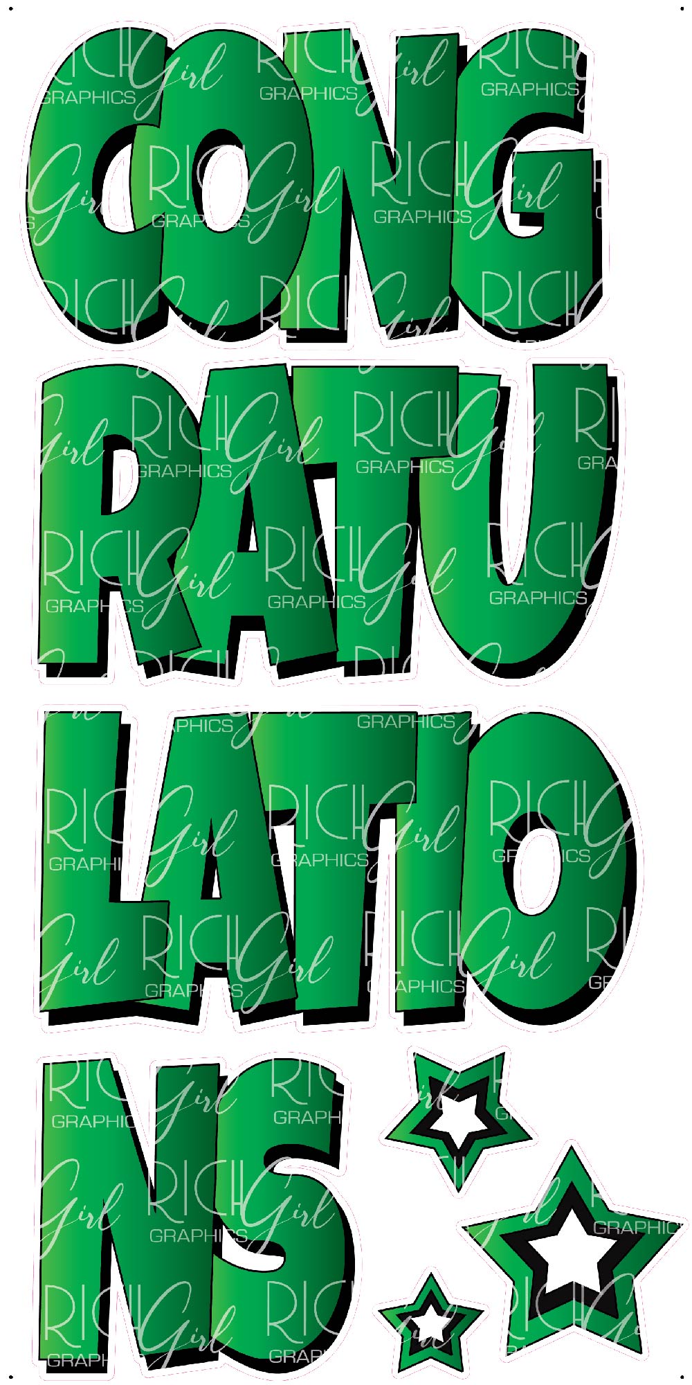 EZ-Set Congratulations Yard Card