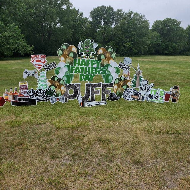 Puff Puff Pass Yard Card