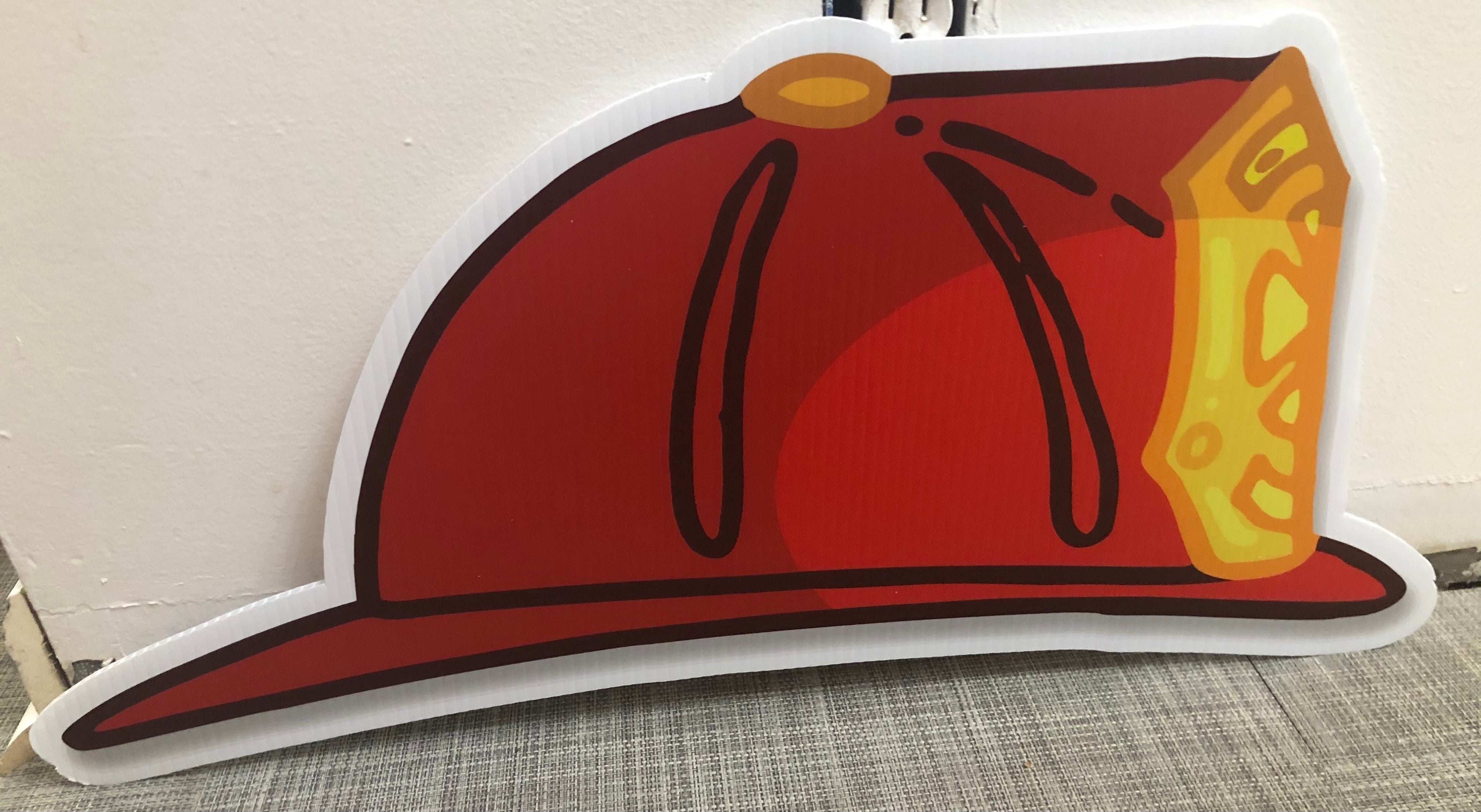 Engine Engine No. 9 - FIREFIGHTER Yard Card (Available In Dark and Light Skintone)