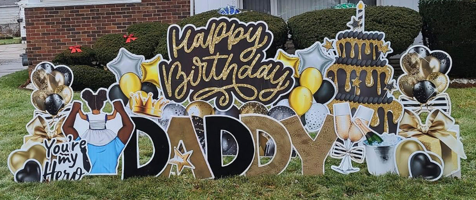 Best Dad Ever Yard Card