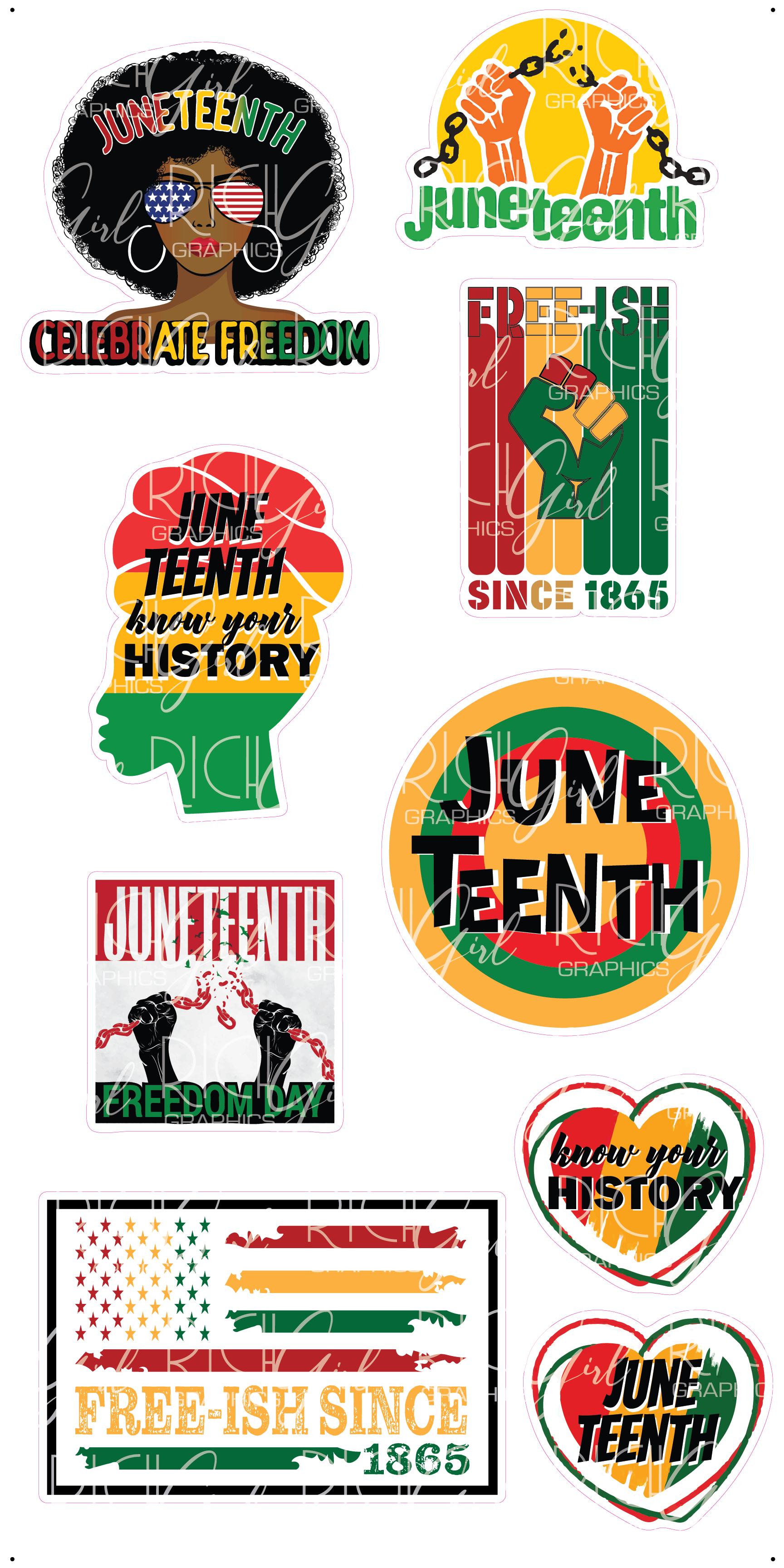 Celebrate Freedom Yard Card