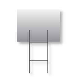 10"x30" H Frame Step Sign Stakes (Add-On Only)