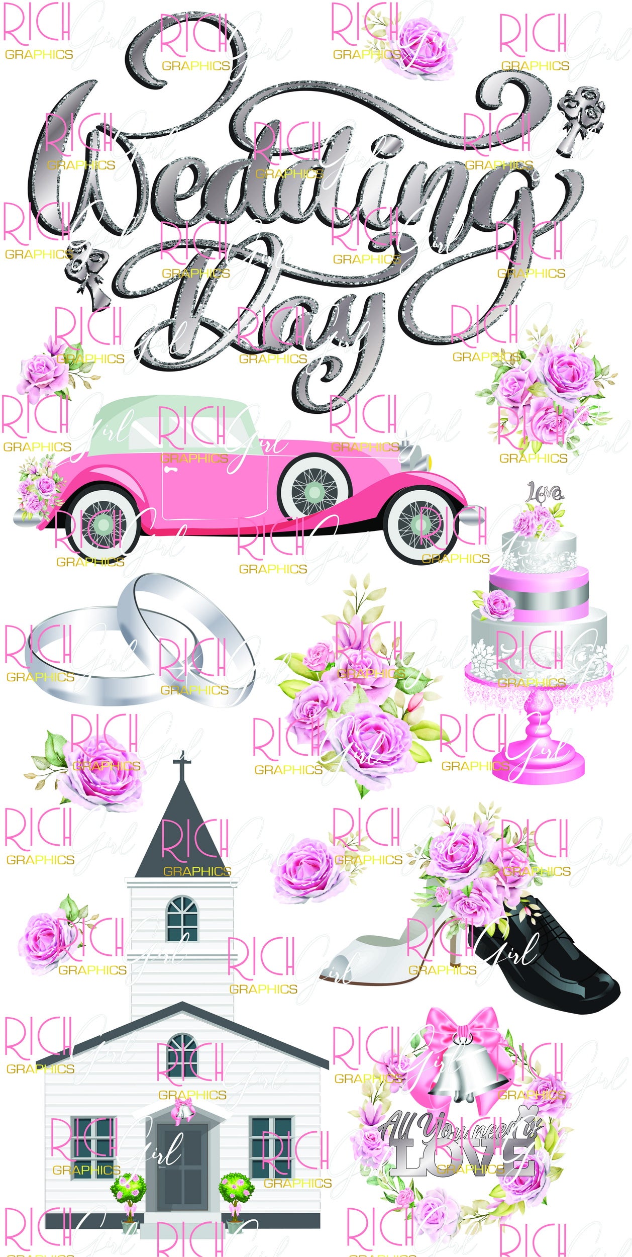 Wedding Day Yard Card